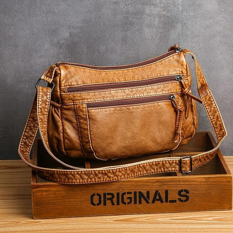 Leather Crossbody Bag — Unisex